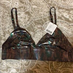 NWT Oil Slick Bralette